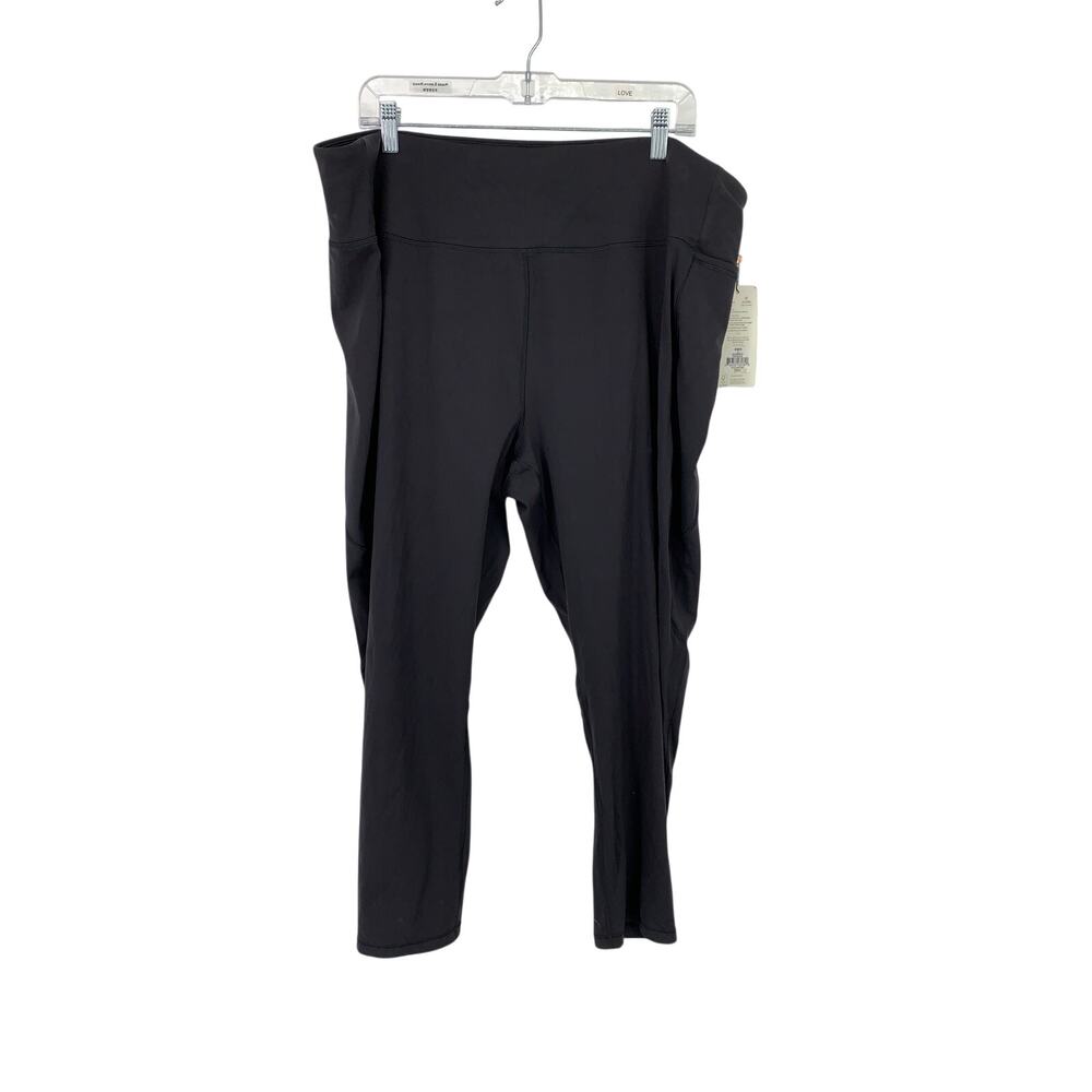 NWT CALIA by Carrie Underwood Energize 7 8 Leggings Womens 3X Black Side Pockets